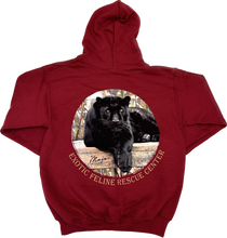 Load image into Gallery viewer, Majae Black Leopard on Hooded Sweatshirt
