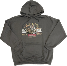 Load image into Gallery viewer, The First Three Cats on Gray Hooded Sweatshirt
