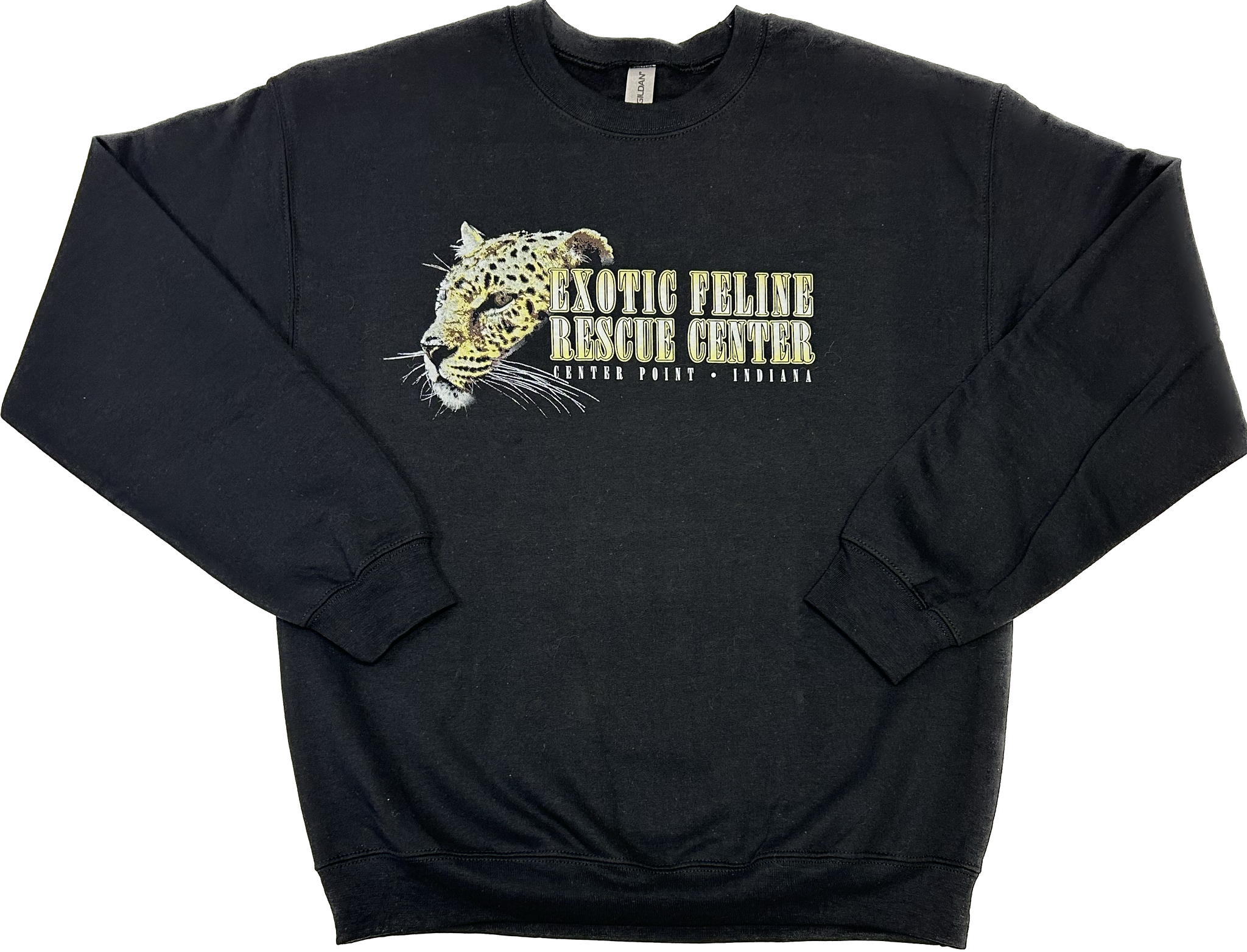 【新品】SAPEurRED LEOPARDHEAD CREWNECK SWEAT VOSERY Crewneck Sweatshirt for Men, Leopard Print-1Long